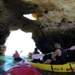 Kayaking along Lagos' coast