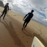 Walking to the water, Cabanas Velhas