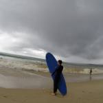 After surfing, Cabanas Velhas